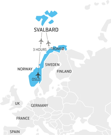 Flytider til Svalbard